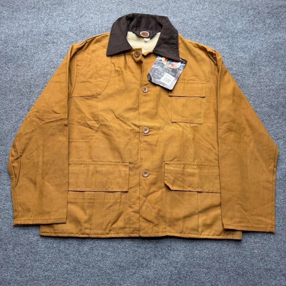 NWT Vtg 80s blue bill by red head canvas shooting jacket size medium